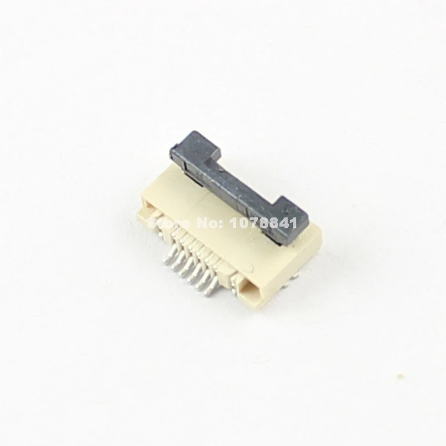 10 шт. гибкие печатные платы FFC 0 5 мм Шаг 6 Pin флип Тип ленты плоский разъем нижний