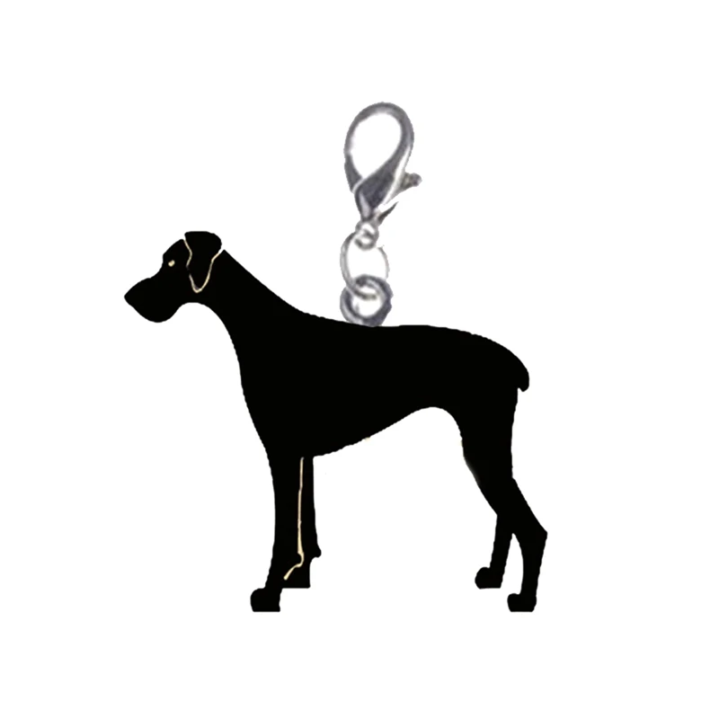 Немецкой овчарки брелок c французским бульдогом кольцо для ключей питомник