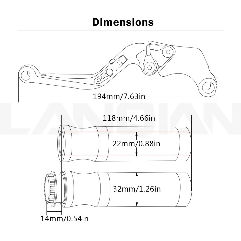 Рукоятка для мотоцикла тормоза и ручки на руль Кавасаки ZX1100 ZX 11 90 2001 ZRX 1100 1200 1999 2007