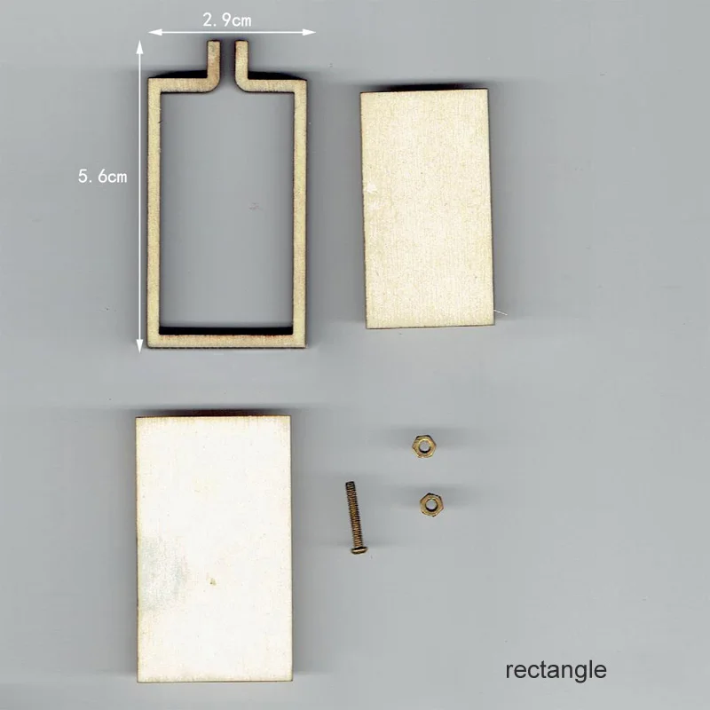 rectangle 5 типов Мини Деревянные пяльцы для вышивания подвеска пяльцы для вышивания ювелирных изделий кулон кольцо DIY Вышивка ремесла инструмент шитье искусство работы - Цвет: rectangle