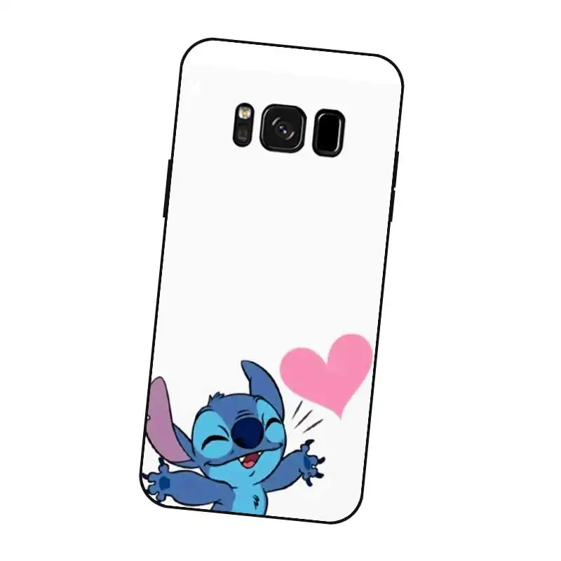 P212 стежка в виде симпатичного черного силиконовый чехол Обложка для samsung Galaxy S5 S6 S7