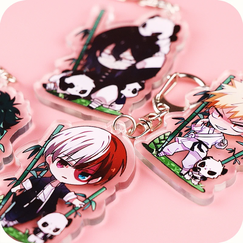 7 pcs/set Anime My hero academia keychain Boku no Hero Akademia figure Acrylic keyring cosplay pendants free shipping | Игрушки и хобби