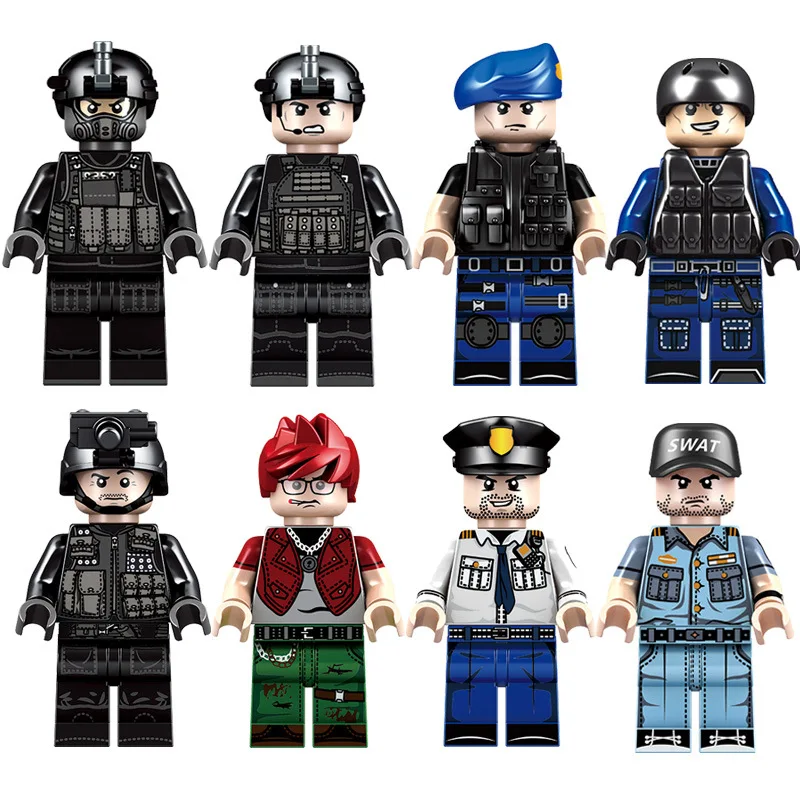 864 шт детские строительные блоки игрушки совместимые с LEGO city Black Hawk специальная