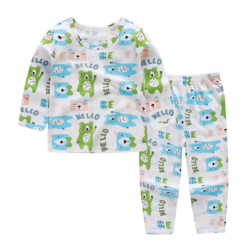 CYSINCOS, новинка года, одежда для маленьких девочек хлопковые комплекты одежды для маленьких мальчиков футболка с длинными рукавами и рисунком+ штаны, Одежда для младенцев комплект из 2 предметов