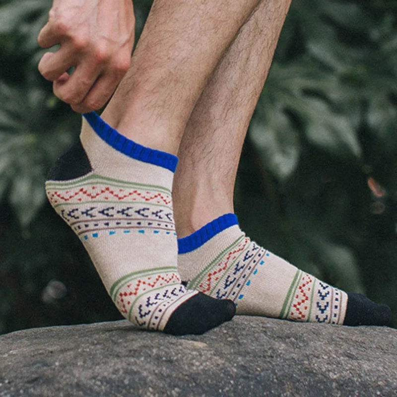 Мужские носки известного бренда лодочки для мужчин и женщин осенние в стиле