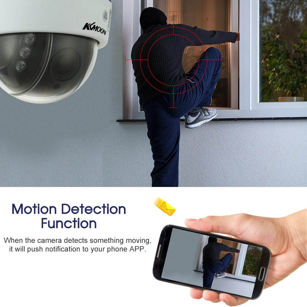 PTZ IP камера HD 1080P Беспроводной Wi-Fi купол 2,8-12 мм Автофокус P2P телефон приложение с TF слот для карты видеонаблюдения CCTV камеры безопасности