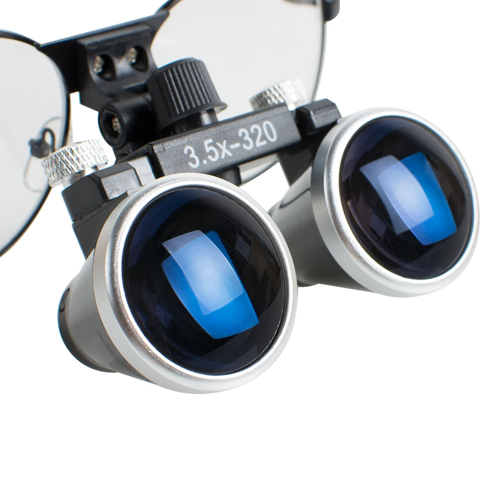 Высококлассная Роскошная металлическая 3 5х320мм бинокулярная медицинская Лупа
