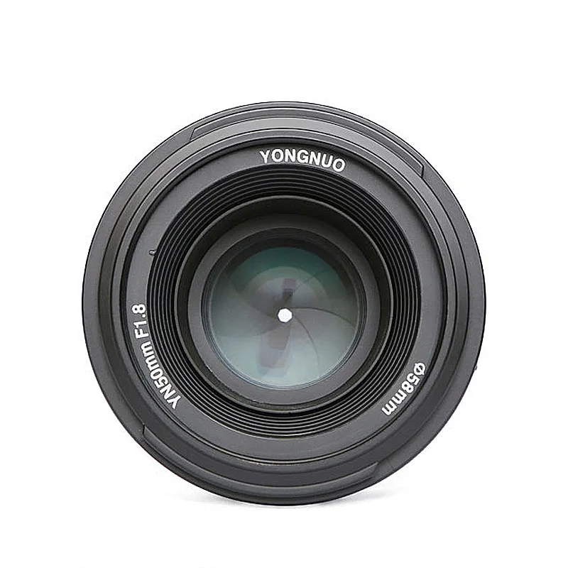Yongnuo YN50mm F1.8N Большая диафрагма Автофокус AF объектив для Nikon DSLR камеры используется