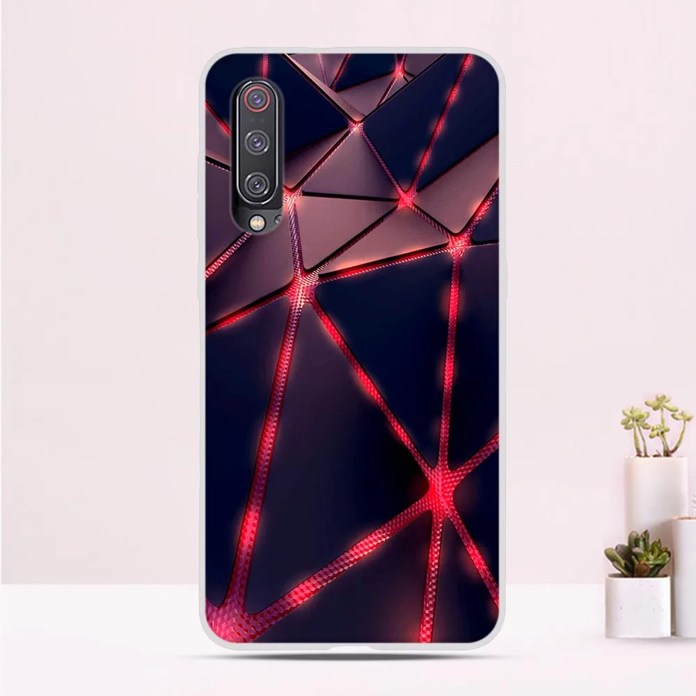 Чехол для Xiaomi Mi 9 мягкий силиконовый чехол с 3D рисунком чехлы Xiomi Mi9 SE