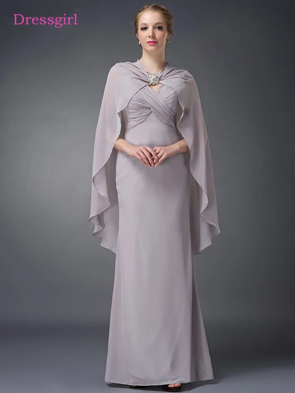 

Женское шифоновое платье с V-образным вырезом и открытой спиной