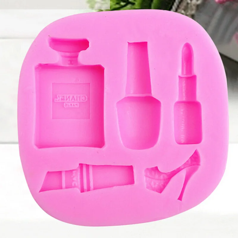 Hot Item Useful Silicone Makeup Lipstick Cake Decorating Mould Sugarcraft Chocolate Baking Mold | Дом и сад