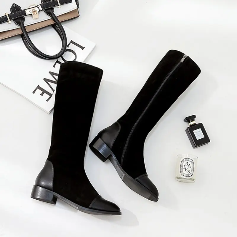 2018 осень-зима новая кожаная женская обувь на плоской подошве комфортная