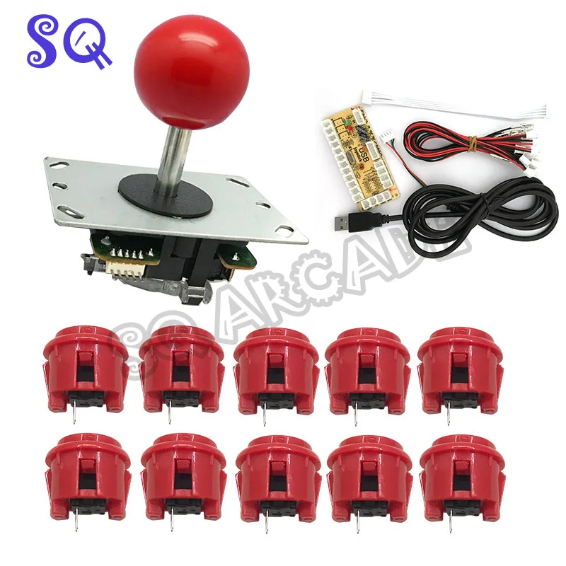 Аркада Raspberry Pi 1 2 3 проекта кнопка + 5 Pin палка USB энкодер плата для замены Sanwa