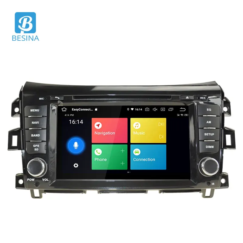Besina Android 10 0 автомобильный dvd плеер для Nissan NAVARA Frontier NP300 2011 2016 Мультимедиа GPS