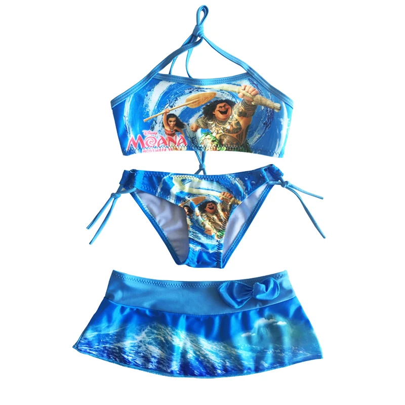 Комплекты одежды для маленьких девочек детский Моана костюм 2017 с персонажами