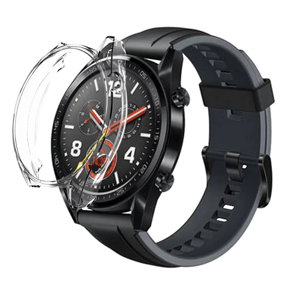 Для Huawei Watch GT защитный чехол ультра тонкий мягкий TPUProtection силиконовый каркас для