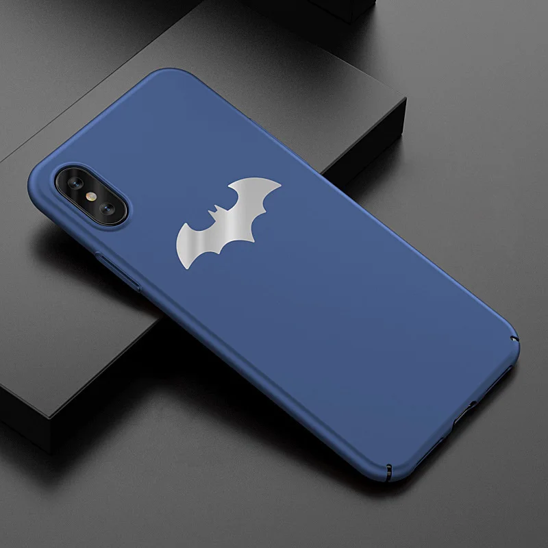 Тонкий чехол для телефона с Бэтменом для iPhone 11 Pro Max, Матовый Жесткий чехол для телефона из поликарбоната, задняя крышка для iPhone 6, 6 S, 7, 8 Plus, XS Чехлы для Max XR Fundas