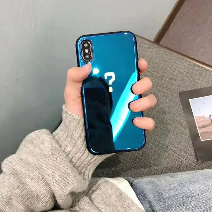 HOKEJ TPU фарфоровый Синий чехол для телефона простой дизайн в Корейском стиле iPhone 6 7