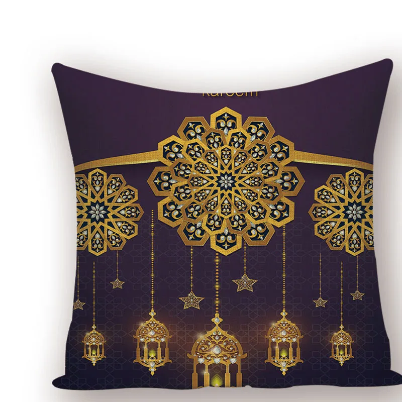 Мусульманская модель для дома 45x45 см льняное сиденье диван наволочка