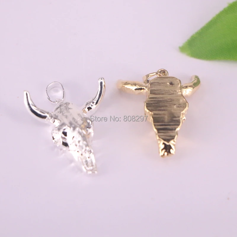 10 шт. подвеска в виде головы буйвола|pendant for jewelry|pendant charmsresin charm pendant |