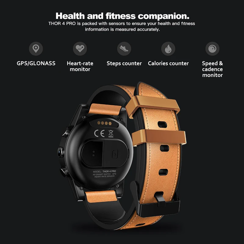 Zeblaze Thor 4 Pro Смарт часы 1 6 дюймов Wi Fi Bluetooth умные пульсометр Водонепроницаемый gps для