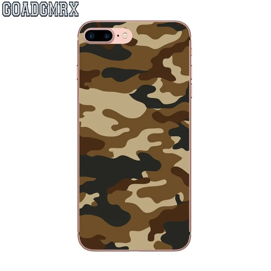 Военная камуфляжная серия для Samsung Galaxy S2 S3 S4 S5 Mini Alpha S6 S7 edge S8 S9 Plus J1 Grand Prime мягкое