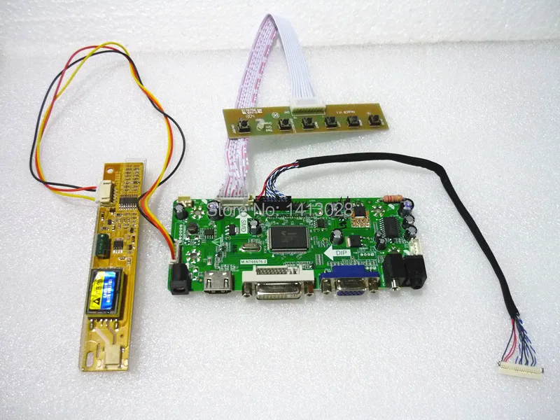 (HDMI + DVI VGA аудио) комплект платы контроллера ЖК драйвера для панели B121EW03 V.0