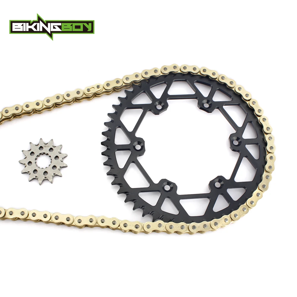 BIKINGBOY передняя 13T Задняя 48 T 52 Звездочка 520 120L X ring цепь для YZ 250 99 16 WR450F 03 15 YZ450F 06 WRF YZF WR