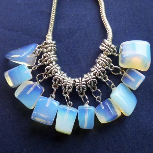 20 шт. опалитовая подвеска с натуральным опалом европейский браслет F1158|necklace