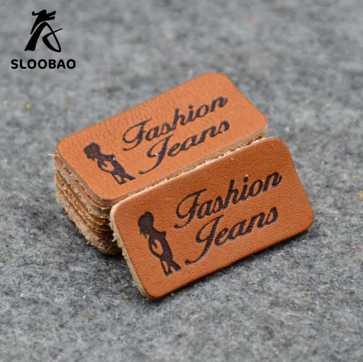 Шт./лот 1000 шт./лот кожаная нашивка из искусственной кожи с гравировкой | Дом и сад