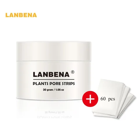 Средство для удаления черных точек на носу LANBENA, 60 шт - изображение