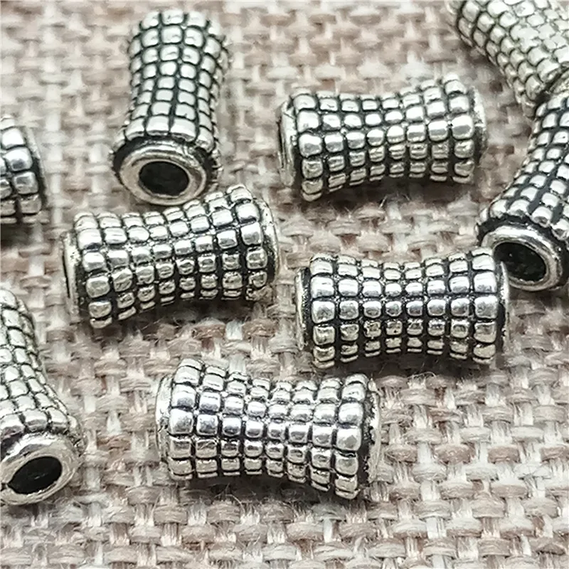 6 штук искусственных серебряных бусин в виде седла проверенные разделители для