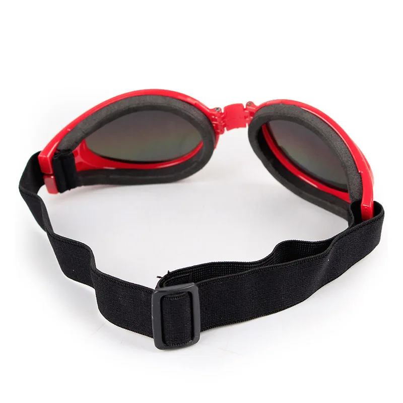 Мода Собака УФ солнцезащитные очки собака ветрозащитный Anti-взлома ПЭТ защитные