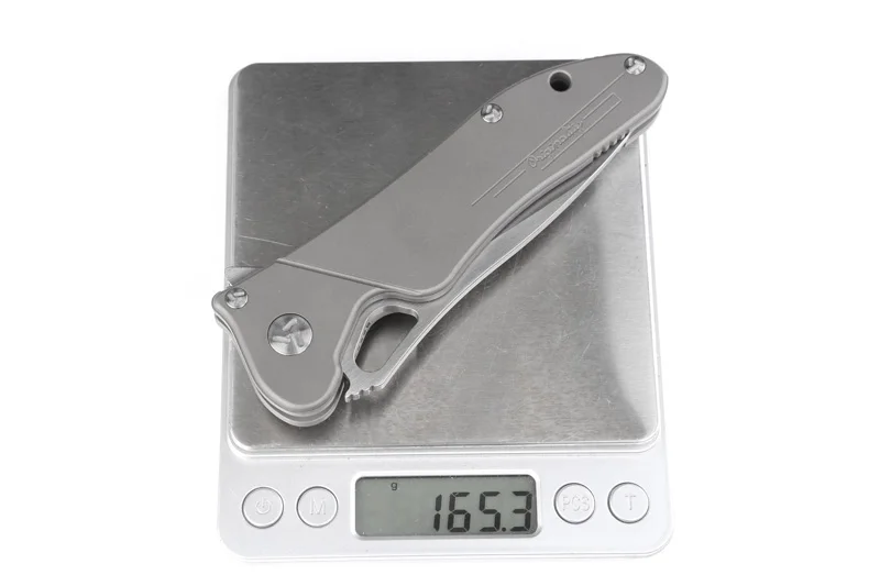 Складной нож DICORIA с титановой ручкой шариковым подшипником складной S35vn