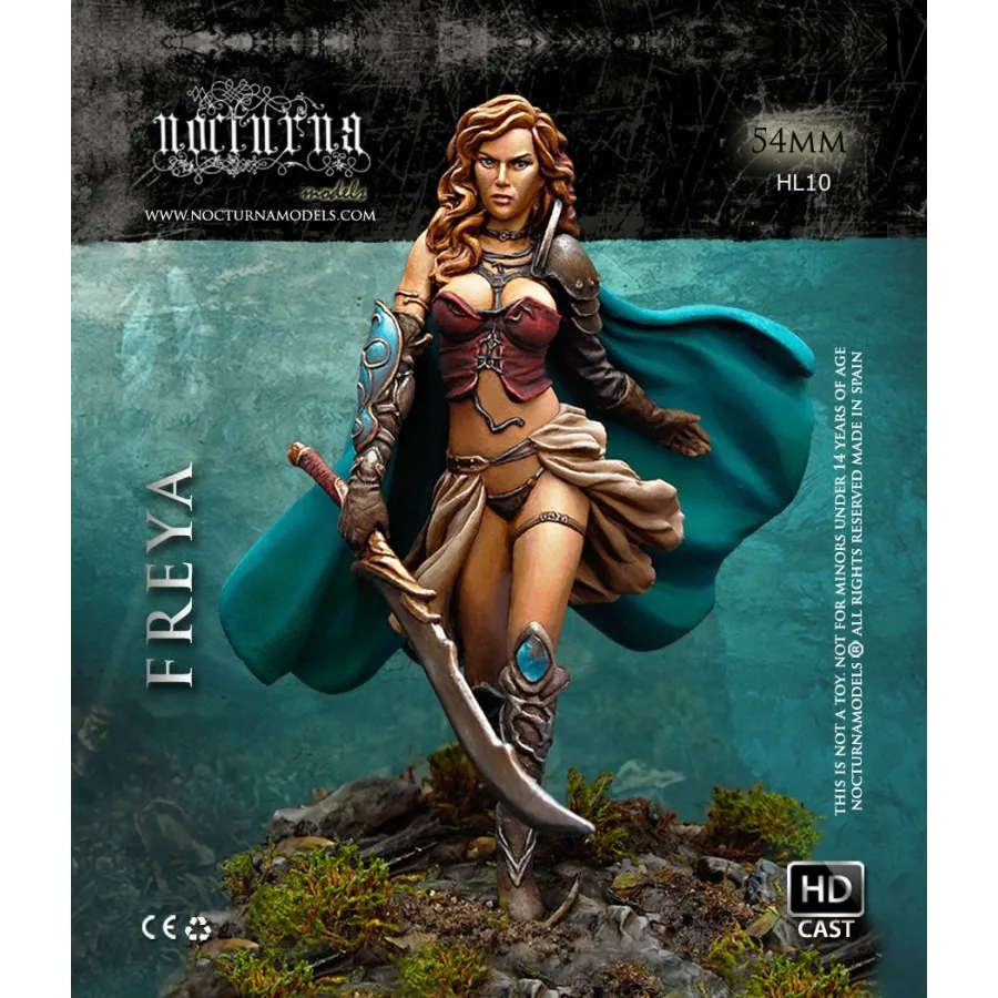 [Loong Way Miniatures] Nocturna Models FREYA 54 мм Полимерная миниатюрная|miniature|miniature resinminiature model |