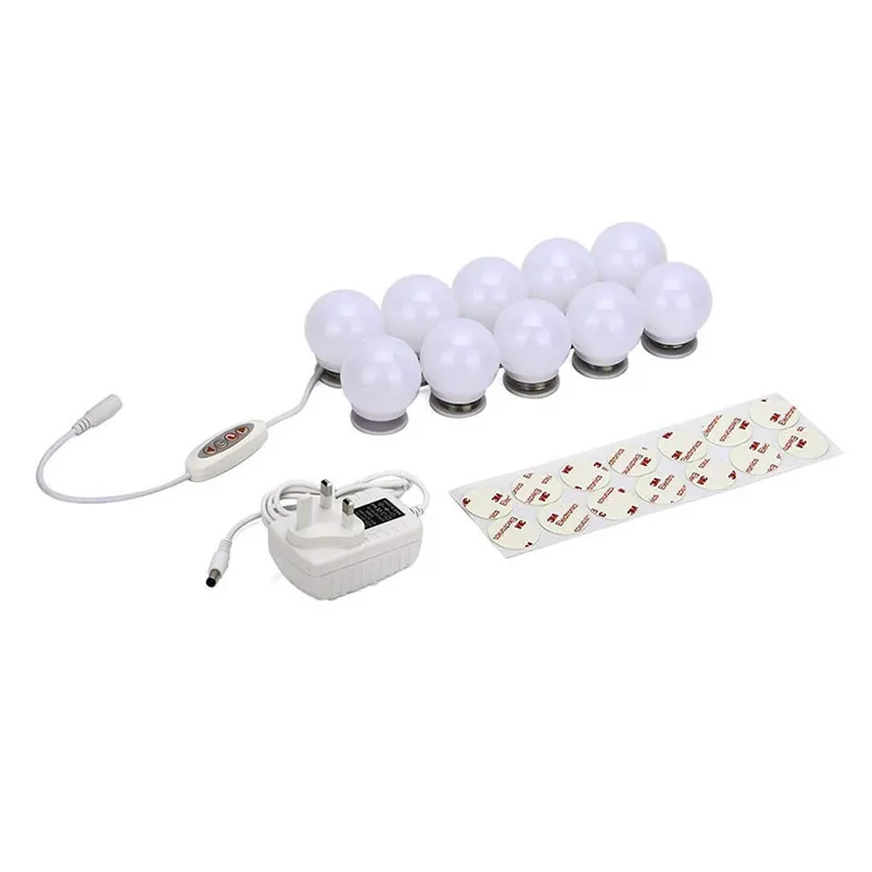 DIY 10LED затемнения косметическое зеркало светильник s Набор для макияжа Голливуда