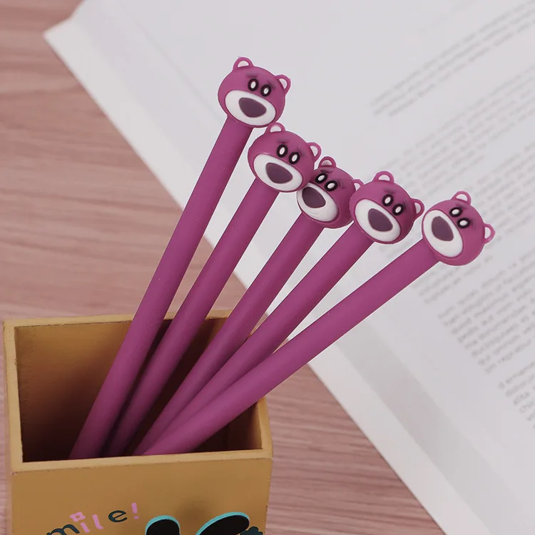 

10-50 шт., гелевая ручка с маленьким медведем