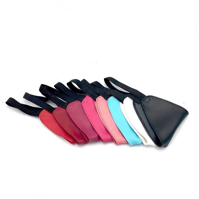 Новинка кожаный фут головной бандаж маска для носа глаз БДСМ удерживающий убор