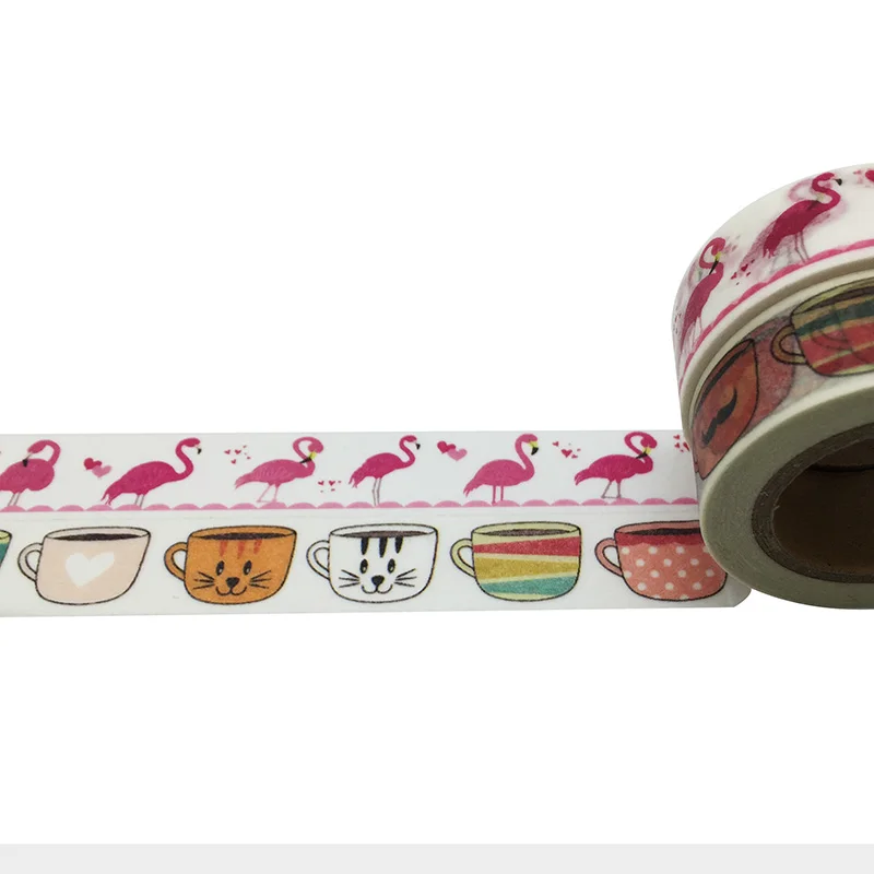 8 шт./лот Маскировочная лента кактус японский набор васи ленты 15 мм 10 м