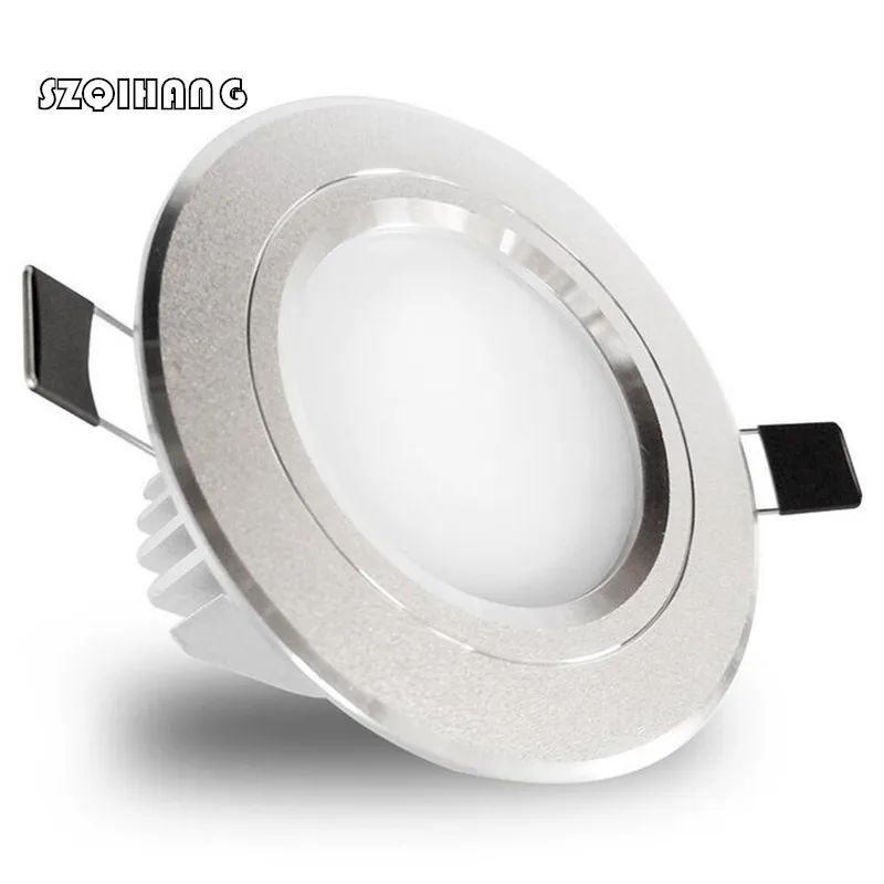 

White shell Super bright 20PCS 7W 9W Recessed Dimmable Led Downlight Ceiling Lamp Spot Light Led Indoor Home Down Light Lighting
