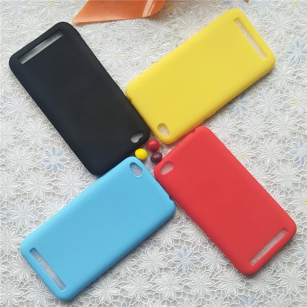 Матовый Силиконовый чехол Macarons для Xiaomi Redmi 5A 5 A 0 дюймов простые однотонные мягкие
