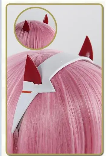 UWOWO Anime DARLING in the FRANXX Cosplay 002 Headpiece Zero Two | Тематическая одежда и униформа