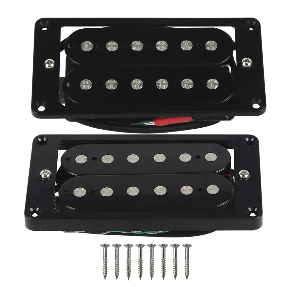 Комплект из грифа и бриджа для электрогитары FLEOR звукосниматель-хамбакер Alnico 5