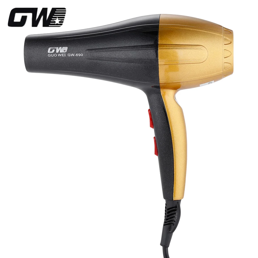 Профессиональный Фены для волос Guowei GW-690 3000 Вт электрический фен сухих и влажных с