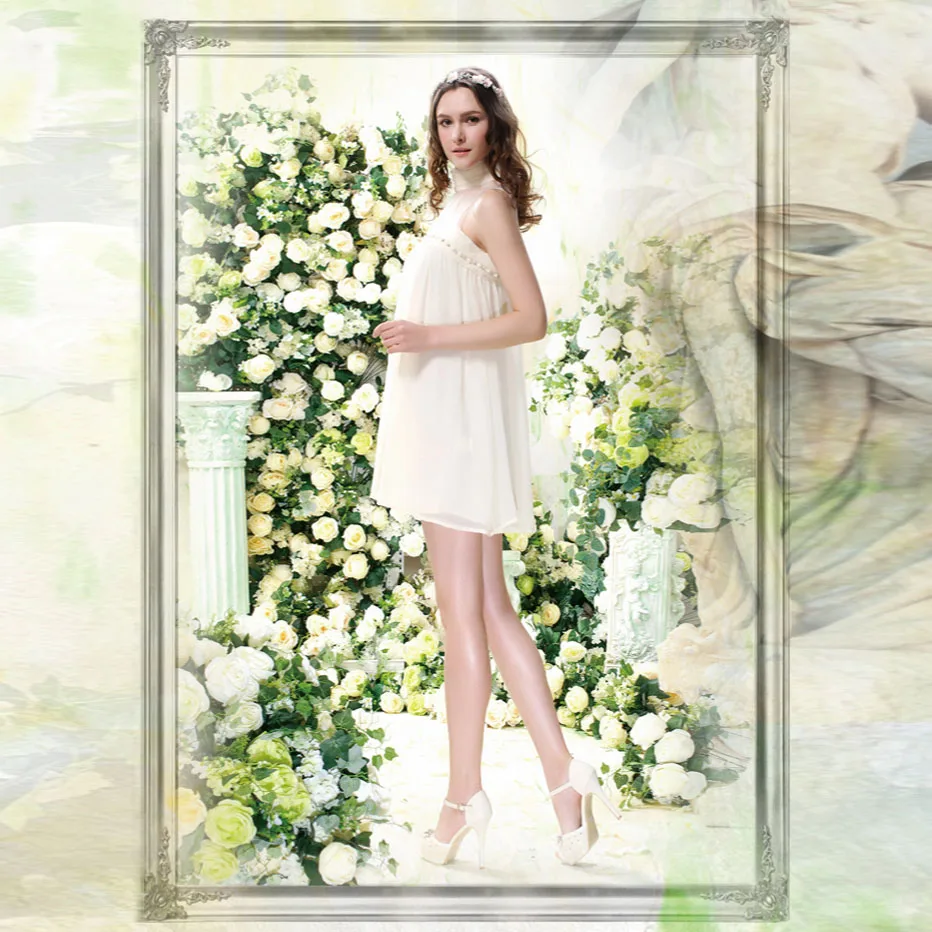 100% шелковое шифоновое платье из натуральной шифоновой ткани женские летние