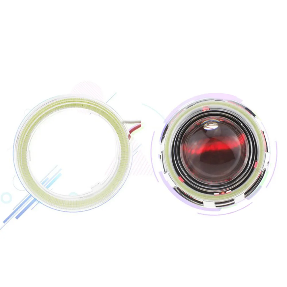 2 шт. Универсальный светодиодный мерцающий светильник s DC 12v Ангел глаз 60 мм 120 Halo