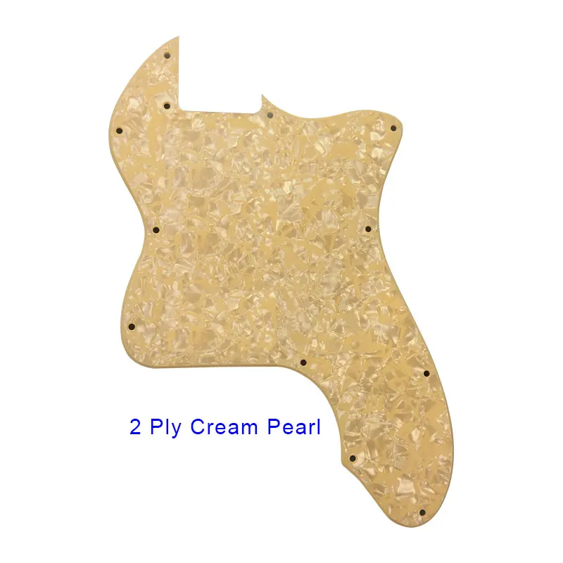 2 Ply Cream Pearl Pleroo гитарные части пустые накладки для Fender Classic 72' thinline Telecaster tele Guitar накладки для рукоделия - Цвет: 2 Ply Cream Pearl