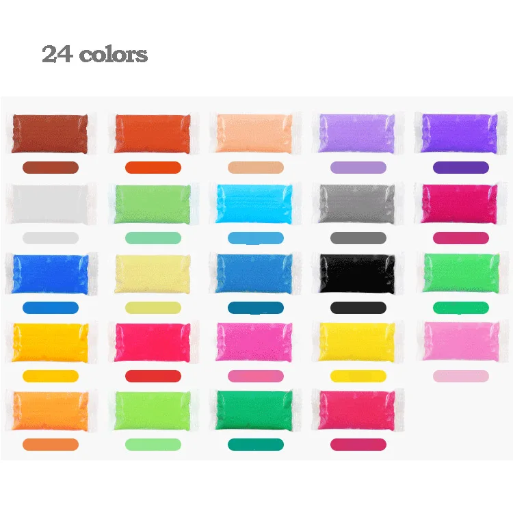 Глина для лепки/слизи игрушки 24 цвета 50 г/пакет мягкая полимерная глина Fimo