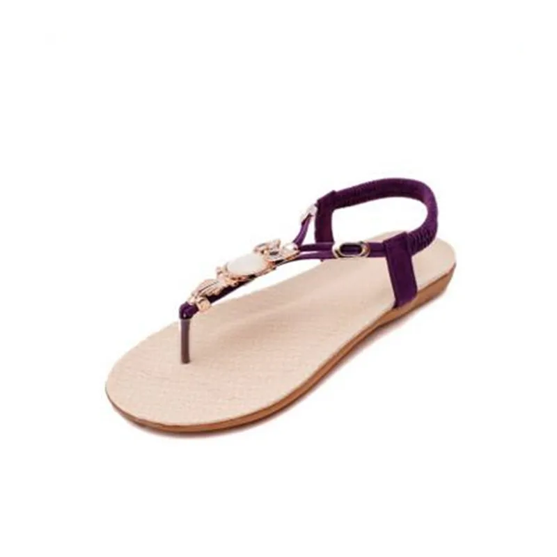 Марка Сандалии Женщин 2016 Лодыжки Ремень Обувь Женская Плоские Летние Туфли Боути