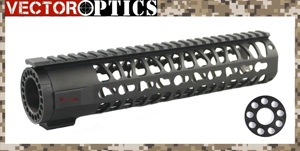 Тактический AR15 M4 KeyMod 10 дюймов винтовка Длина Свободный плавающий OnePiece Handguard Rail Mount